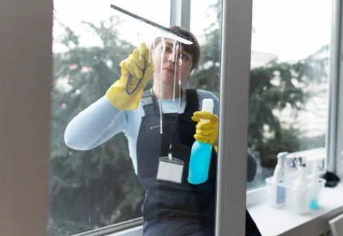 Nettoyage de vitres intérieures et extérieures au Mesnil-Saint-Denis
